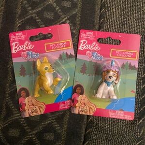 Two Barbie Pets Animal Figures